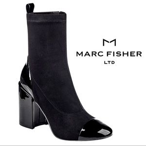 NWT Marc Fisher TACHE Block Heel Bootie